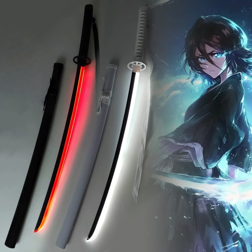 Cosplay Prop Katana - 40 inç Işıklı Bleach Katana Led