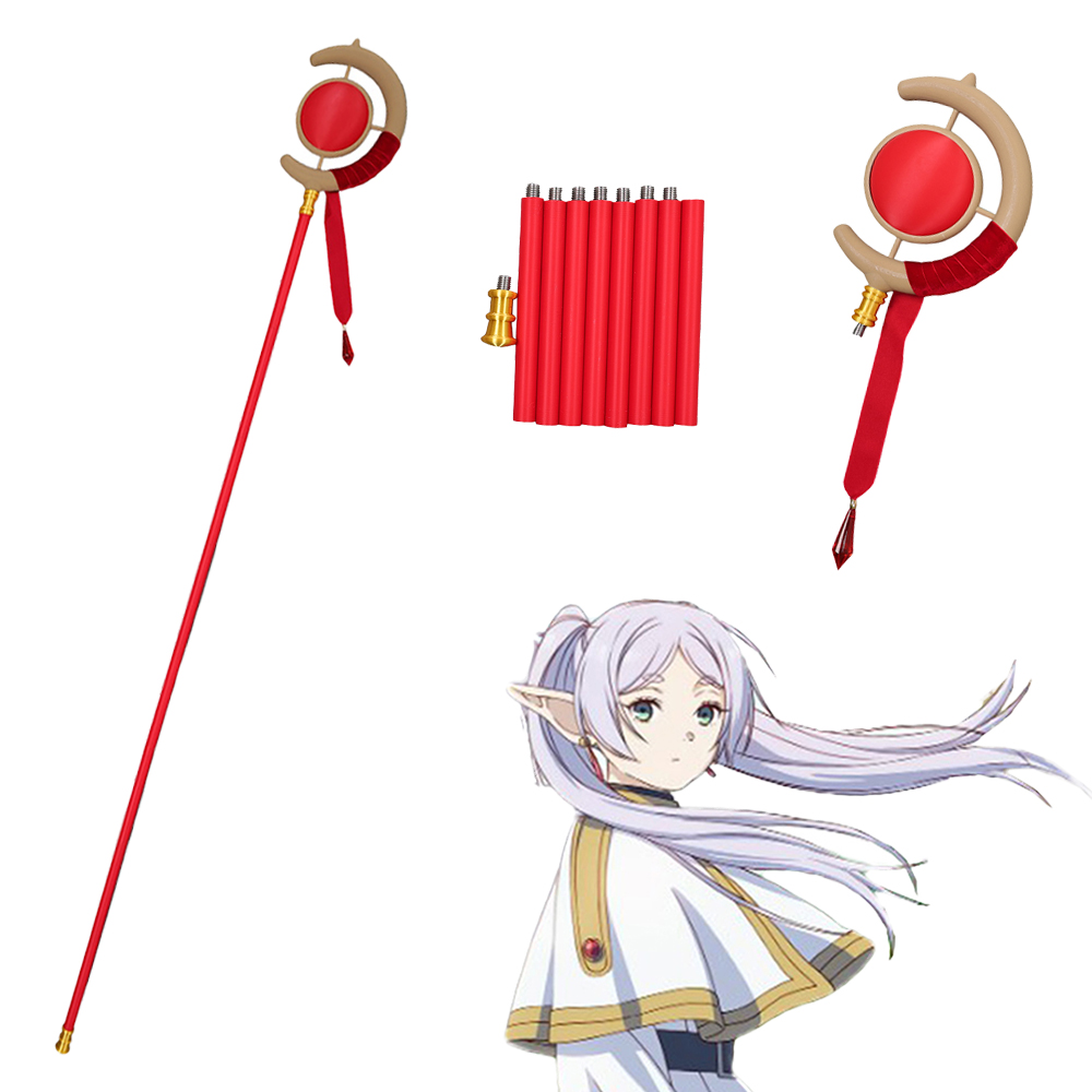 Frieren Cosplay Prop - Fantasia Frieren Personel Çubuğu Cosplay Sihirli