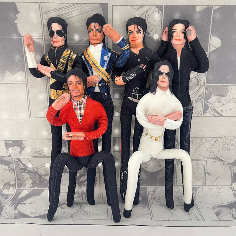 Prop De Cosplay - Michael Jackson Hareketli Eklemli Peluş Doldurulmuş