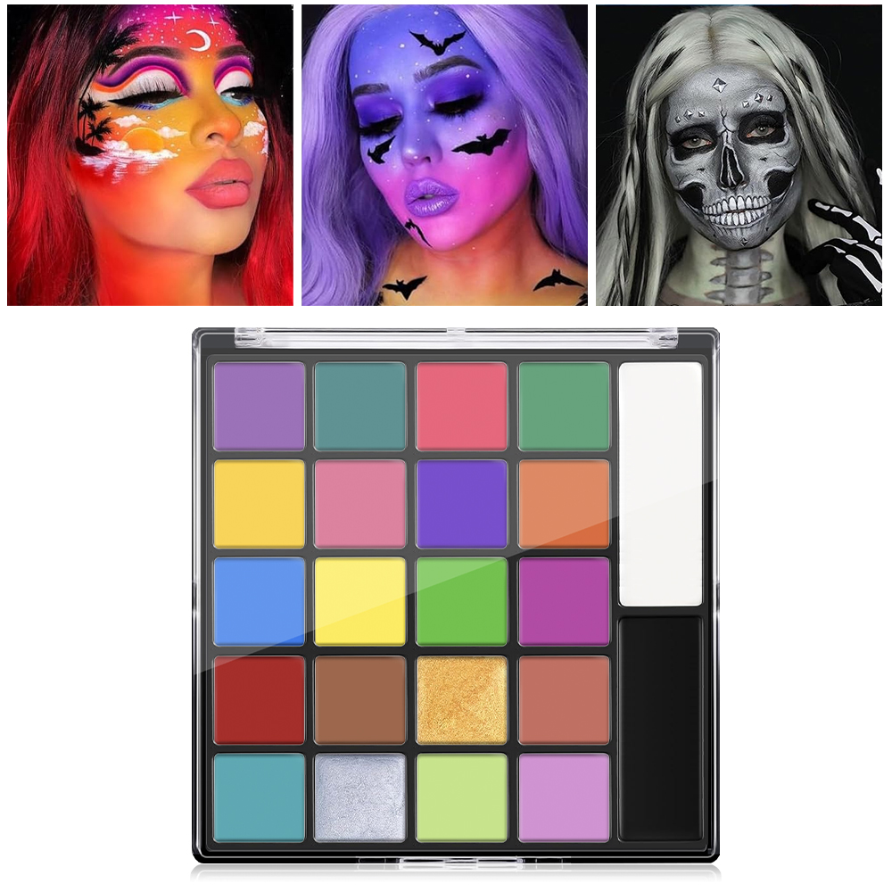 Cosplay Prop Paint - Çocuklar Yetişkinler için 22 Renk Yüz