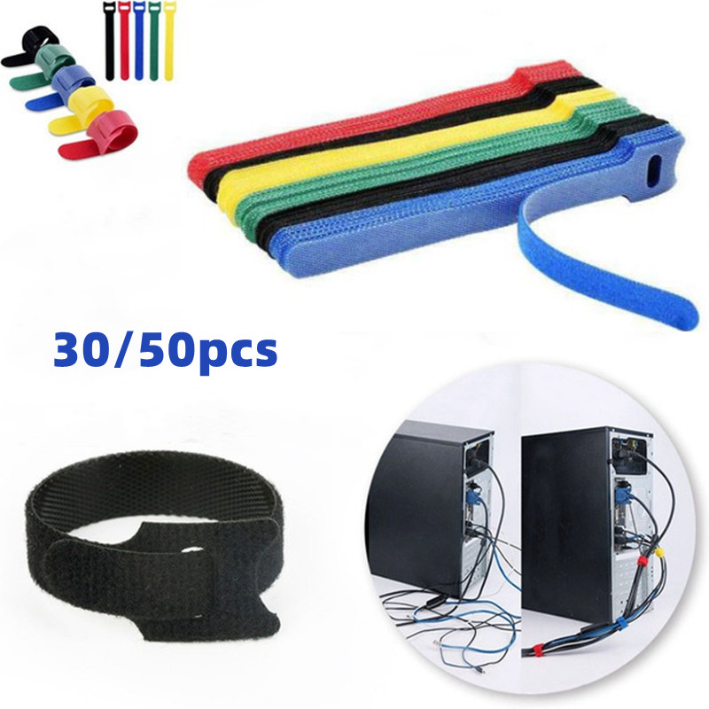 Velcro Hook Loop - Kablolar için Velcrolar Kablo Bağları Kancalı