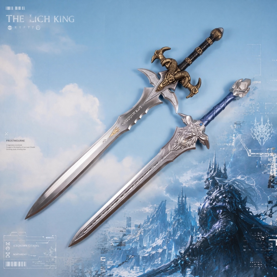 Cosplay Prop Katana - 40 inç World Of Warcraft Menethil