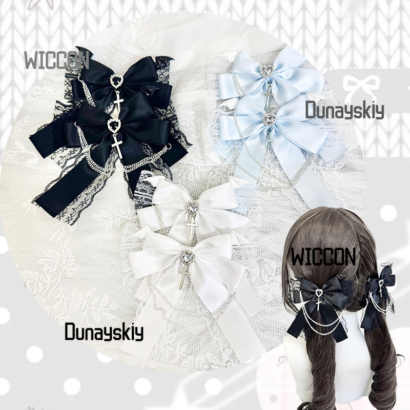Cosplay Prop Bow - Jirai Kei Bow Production Lolita Dantel