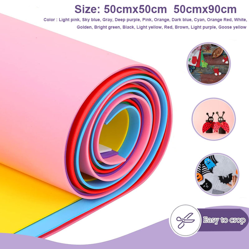 Craft Foam Roll - 1 adet Renkli Eva Köpük Levhalar