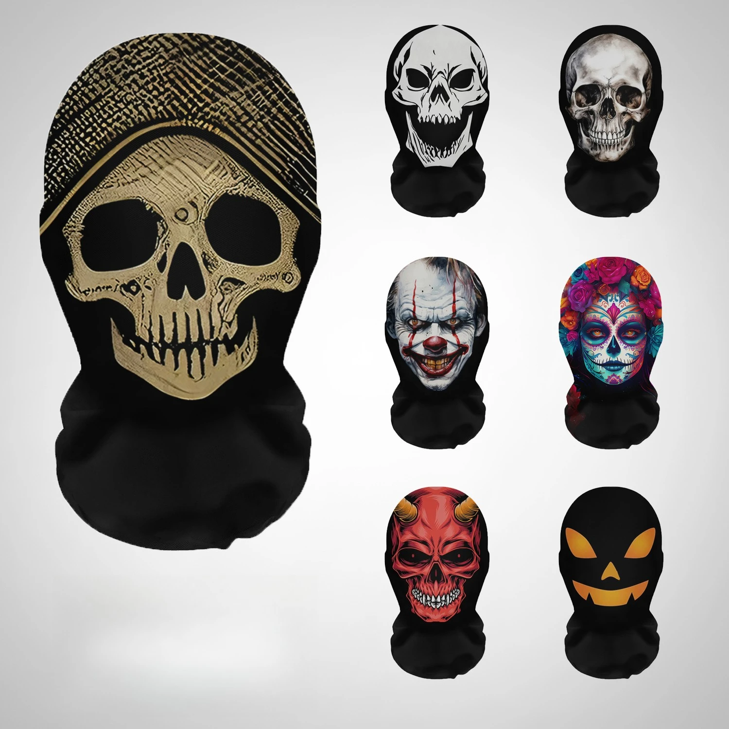 Cosplay Prop Patterns - Cadılar bayramı Korku Maskeleri 3D Baskı