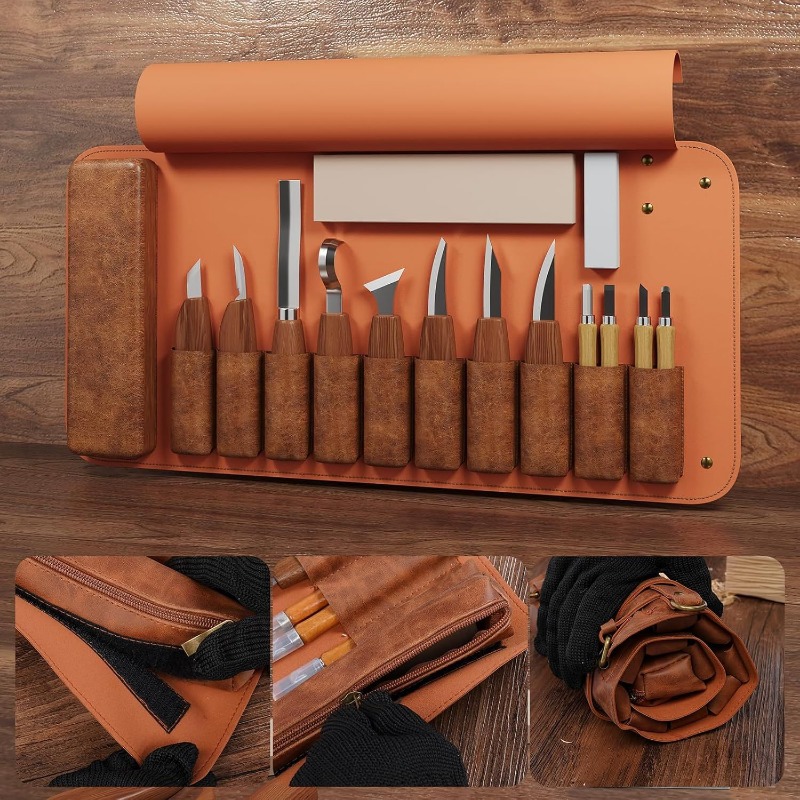 Craft Knife Set - El Yapımı Ahşap Oyma Alet Seti,