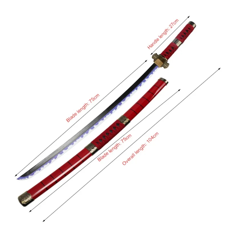 2026 Roronoa Zoro Katana Anime - Cosplay Prop Katana incelemesi ve fiyatı