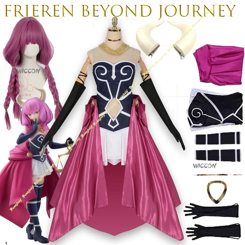 Aura Cosplay kostüm Anime Frie - Frieren Cosplay Prop incelemesi ve fiyatı