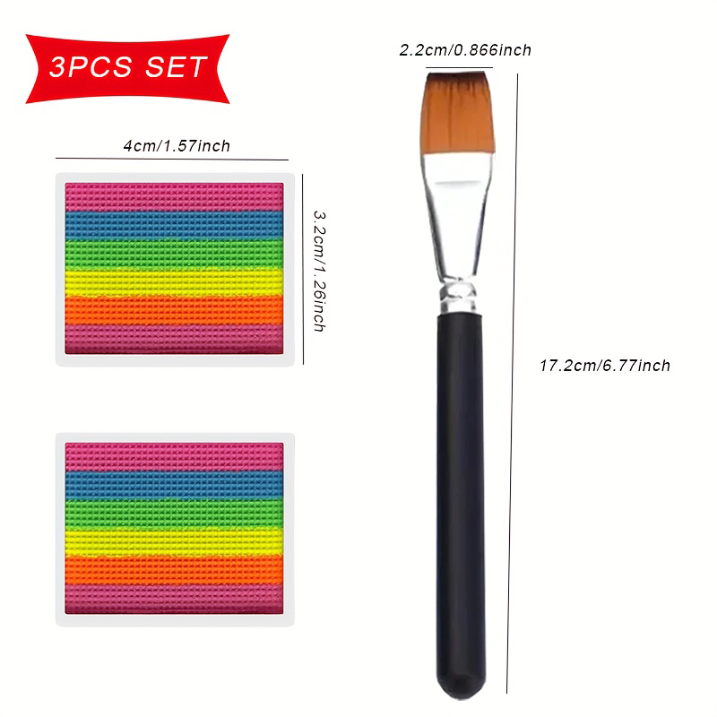 Gökkuşağı Yüz ve Vücut Boya Se - Cosplay Prop Paint incelemesi ve fiyatı