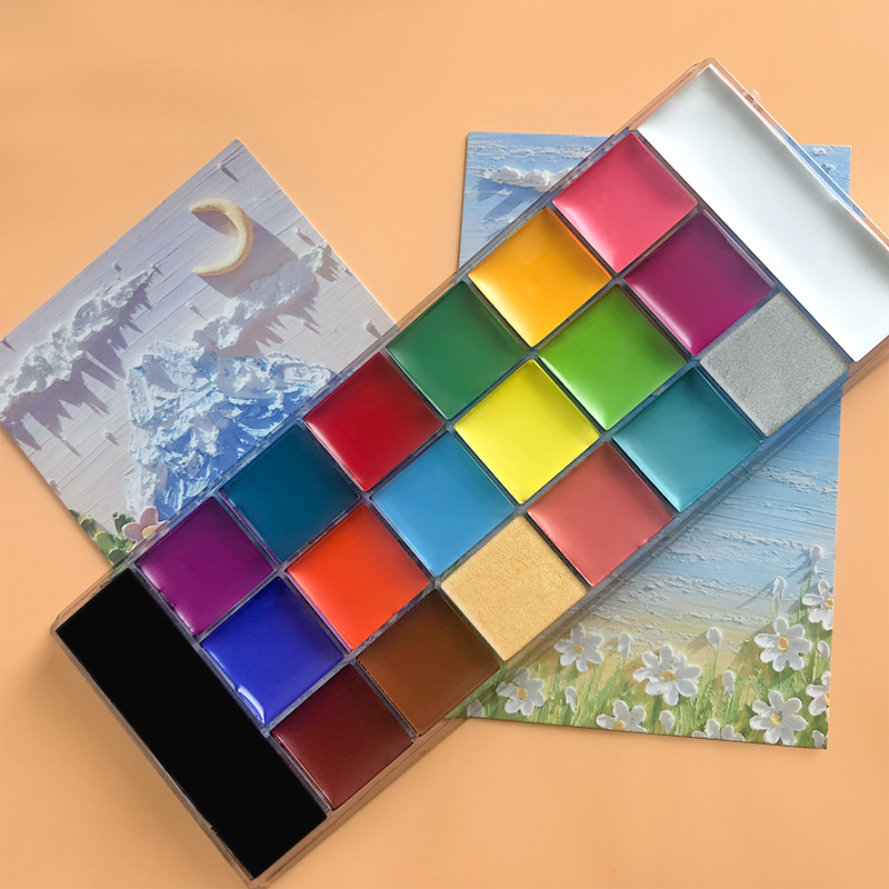 20 Renk Yüz Vücut Yağlıboya Bo - Cosplay Prop Paint incelemesi ve fiyatı