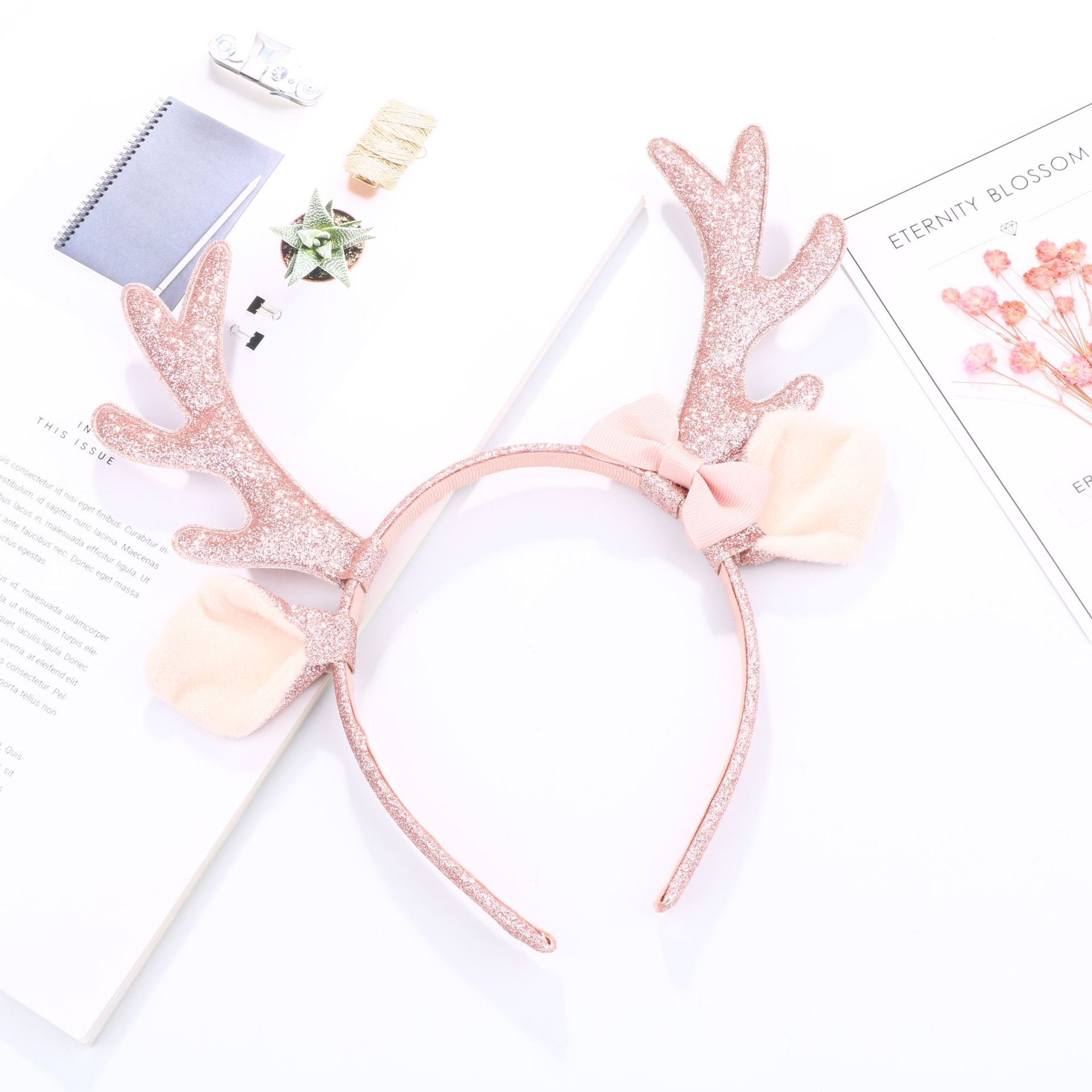 Sevimli Pembe Simli Ren Geyiği - Cosplay Prop Bow incelemesi ve fiyatı