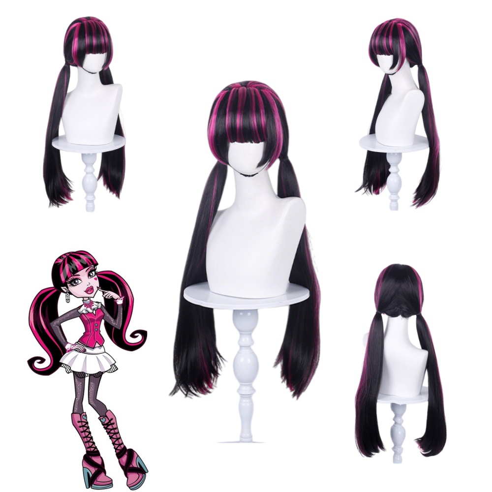 Anime Draculaura Cosplay Peruk - Wig Fiber Net incelemesi ve fiyatı