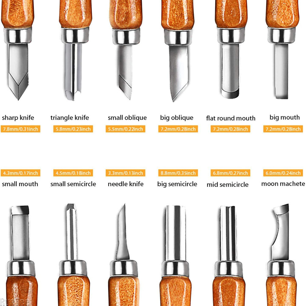 12 adet SK2 ağaç işleme oyma a - Craft Knife Set incelemesi ve fiyatı